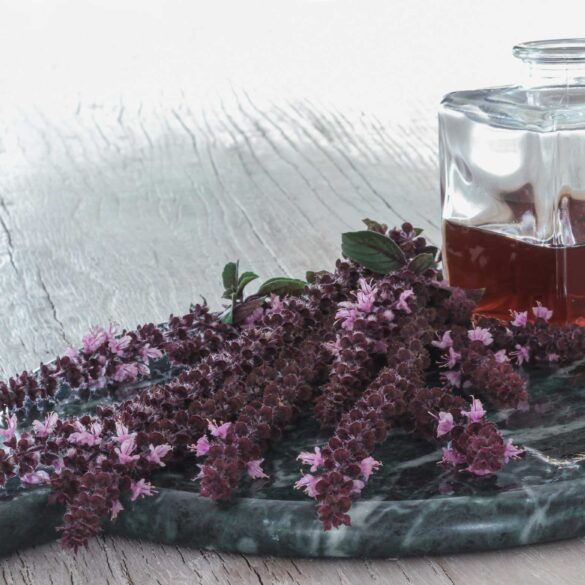 Basil Flower Vinegar Recipe | Eat Cook Dine