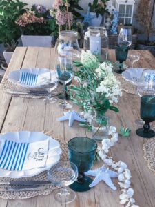 Table decoration marine style | Eat Cook Dine